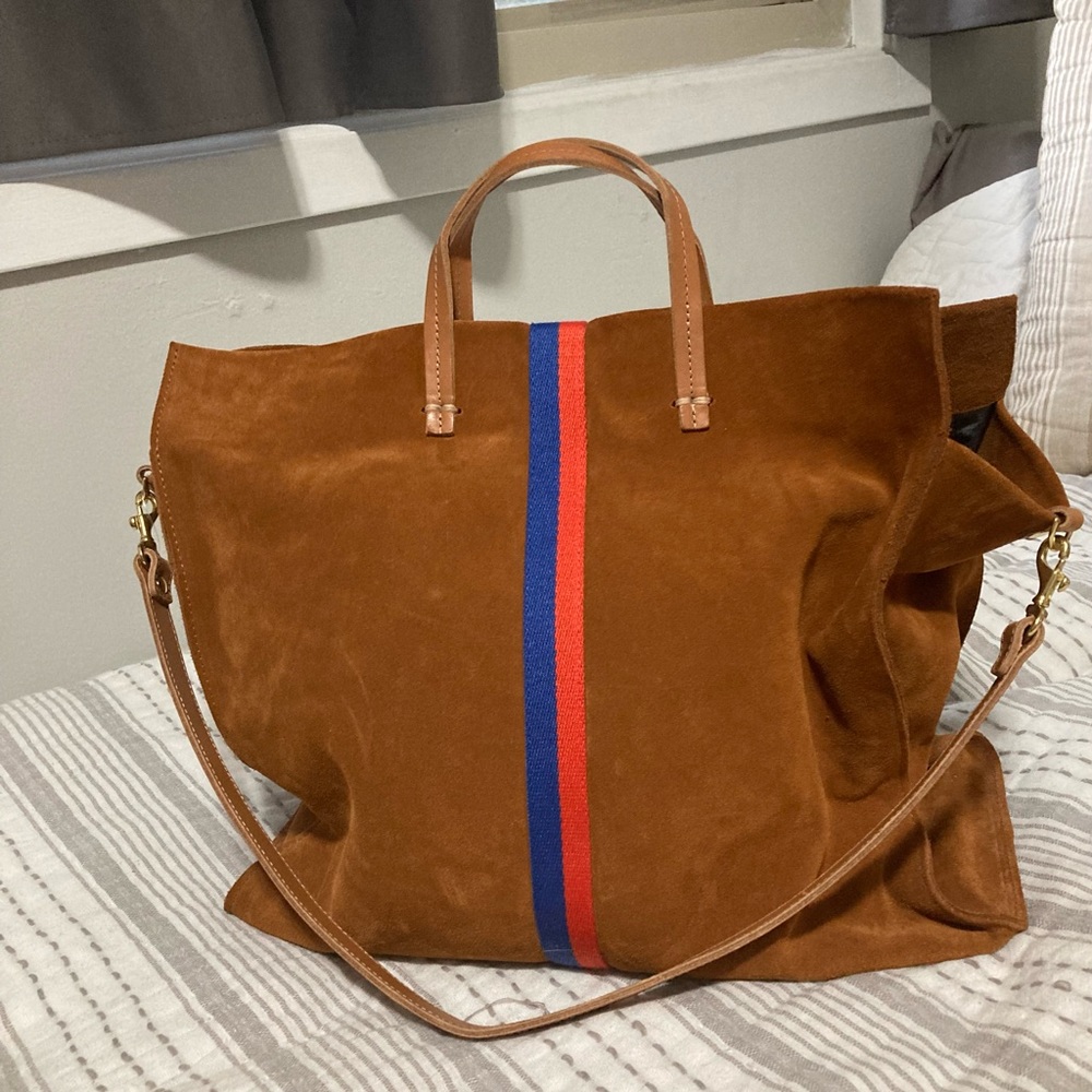 Clare V Simple Suede Tote EUC